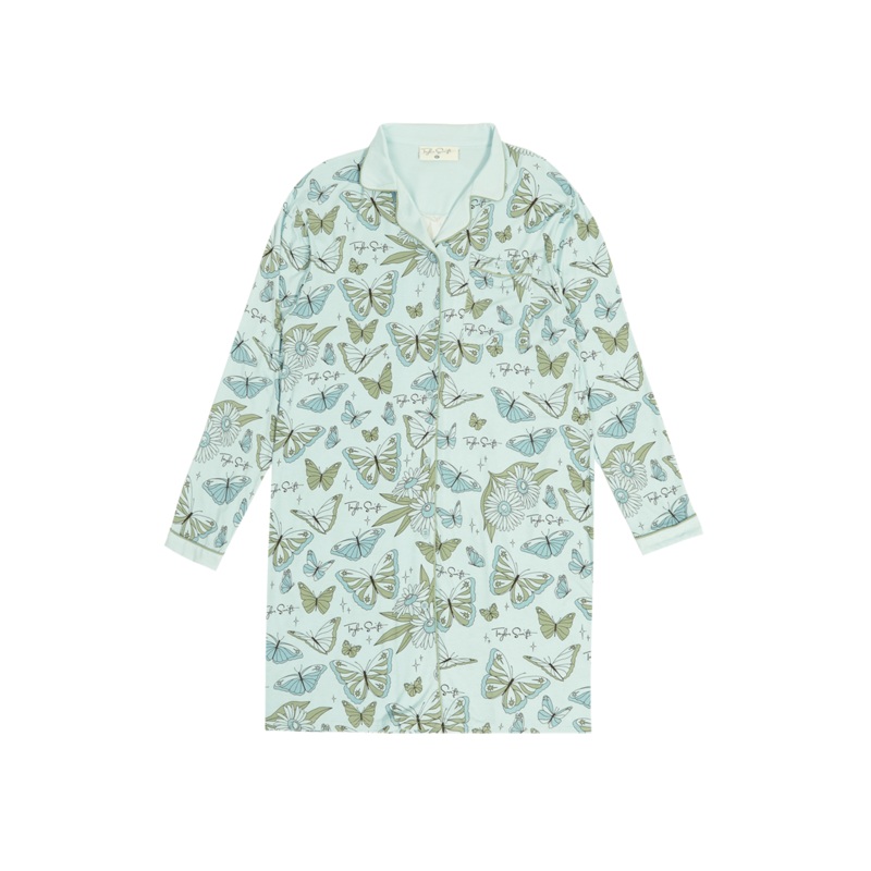 Self-Titled Butterfly PJ Shirt Dress