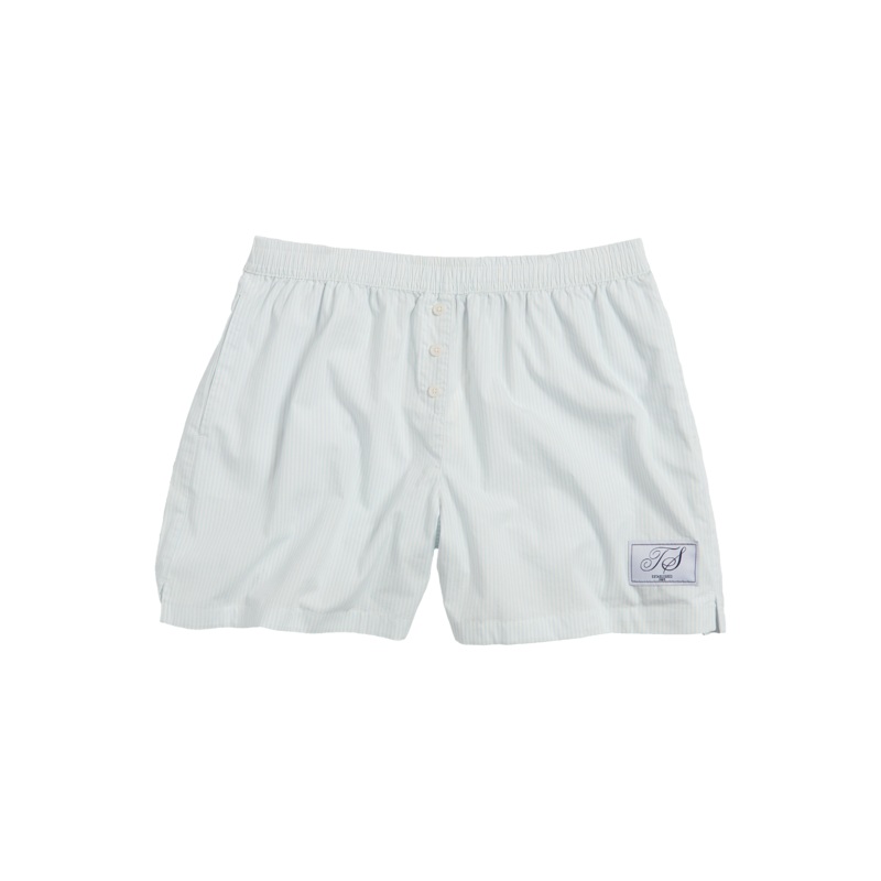 1989 (Taylors Version) Blue Stripe Poplin Shorts