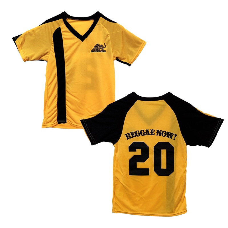The Aggrolites – Aggropanther/Reggae Now! – Black On Gold – Soccer Jersey