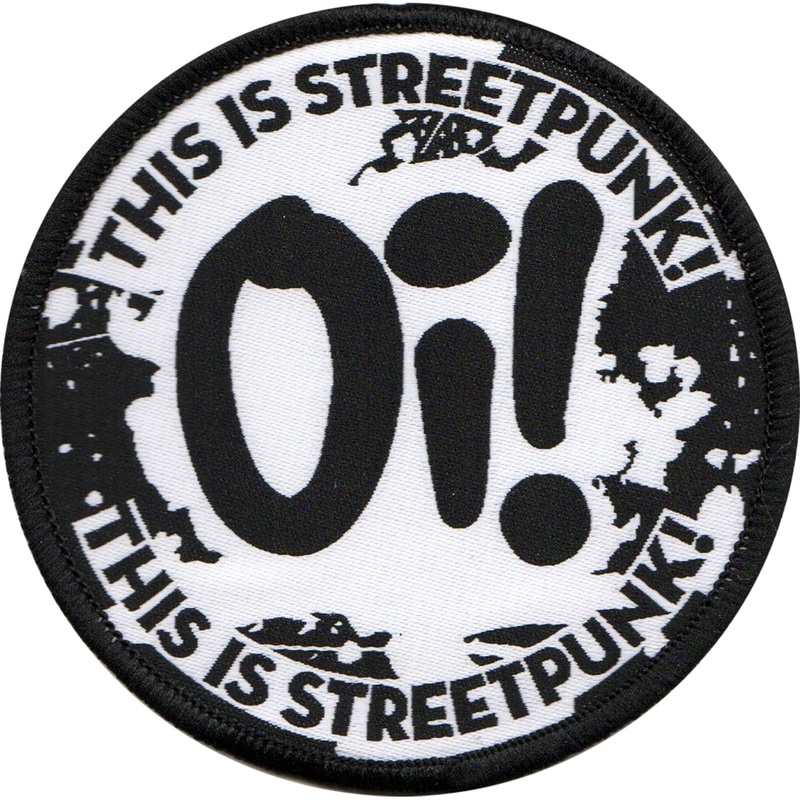 Pirates Press Records – Oi! This is Streetpunk – Woven Patch – 3″