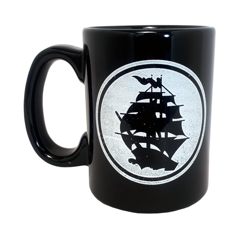 Pirates Press – Circle Logo – Black Mug – Coffee