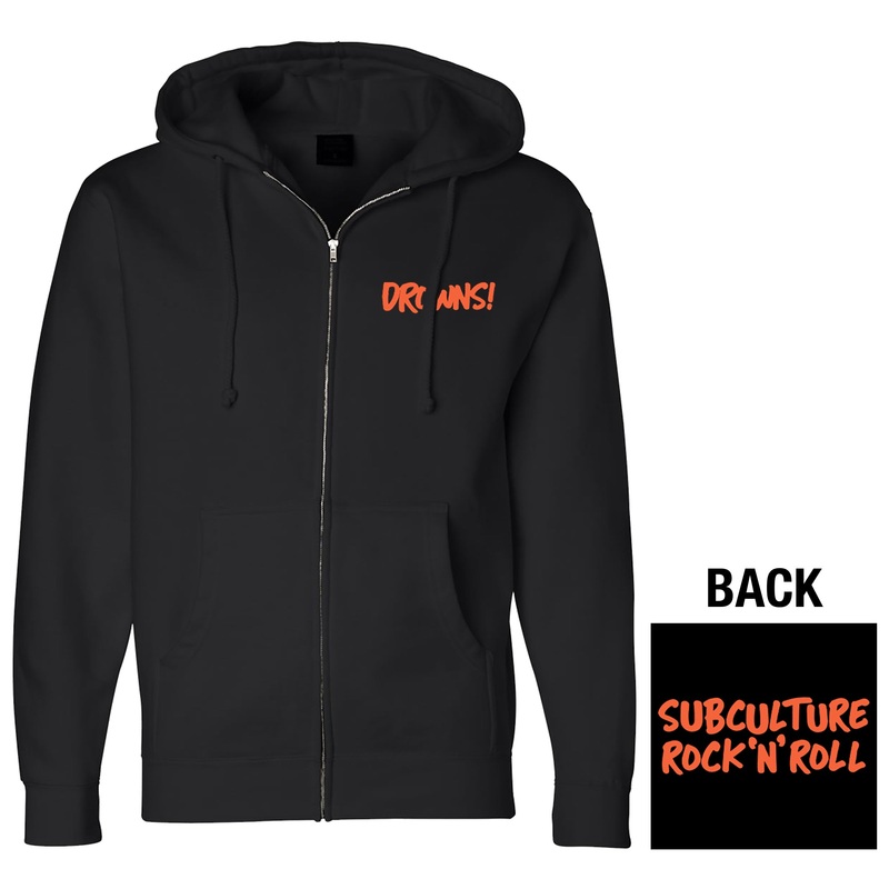 The Drowns – Subculture Rock N’ Roll – Black – Zip Hoodie