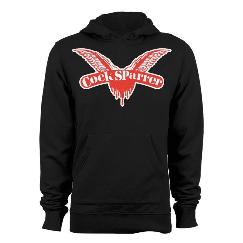 Cock Sparrer – Wings – Black – Pullover Youth Hoodie