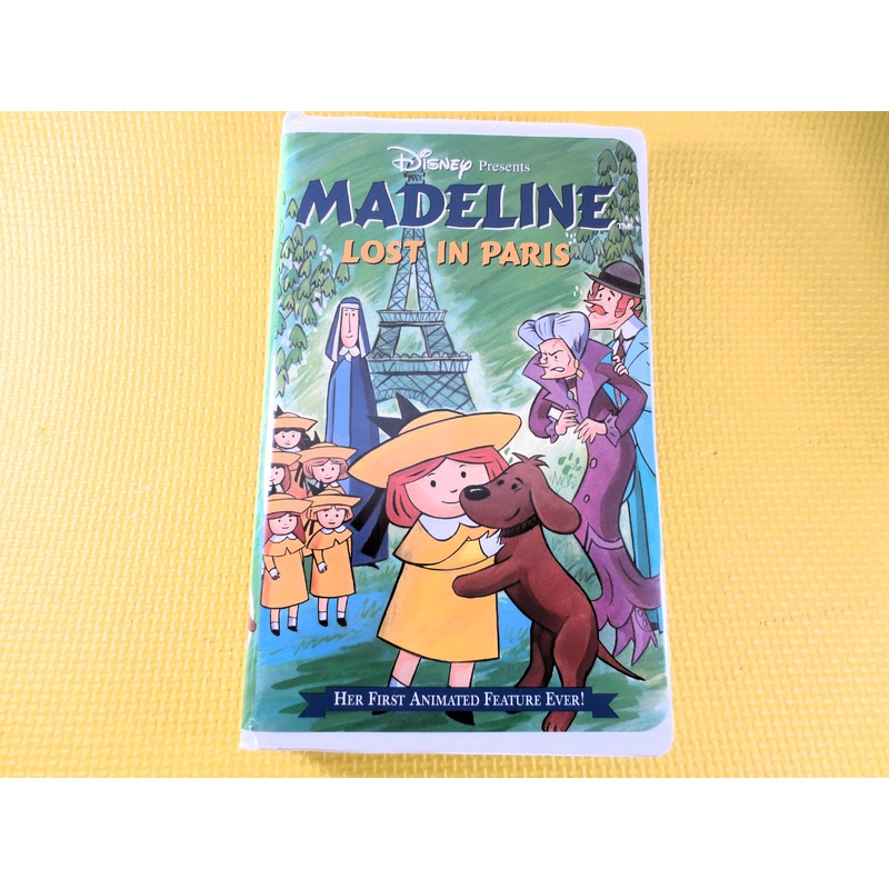 MADELINE, LOST in PARIS, Rare Vhs 166613, Madeline Video, Walt Disney Vhs, Madeline Vhs, Disney Classic Vhs, Disney Vhs, Disney Movies, Vhs