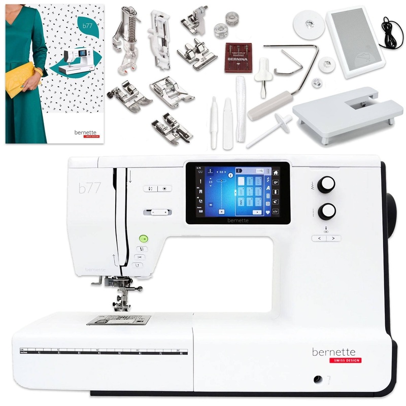 REFURBISHED Bernette B77 Deco Sewing & Quilting Machine Bundle