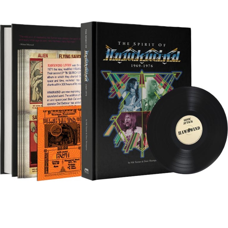 The Definitive Account Of The Life Of Legendary Space Rock Band Hawkwind (Book + 7 Record of Sonic Attack”)