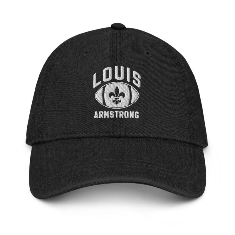 Louis Armstrong Denim Football Hat