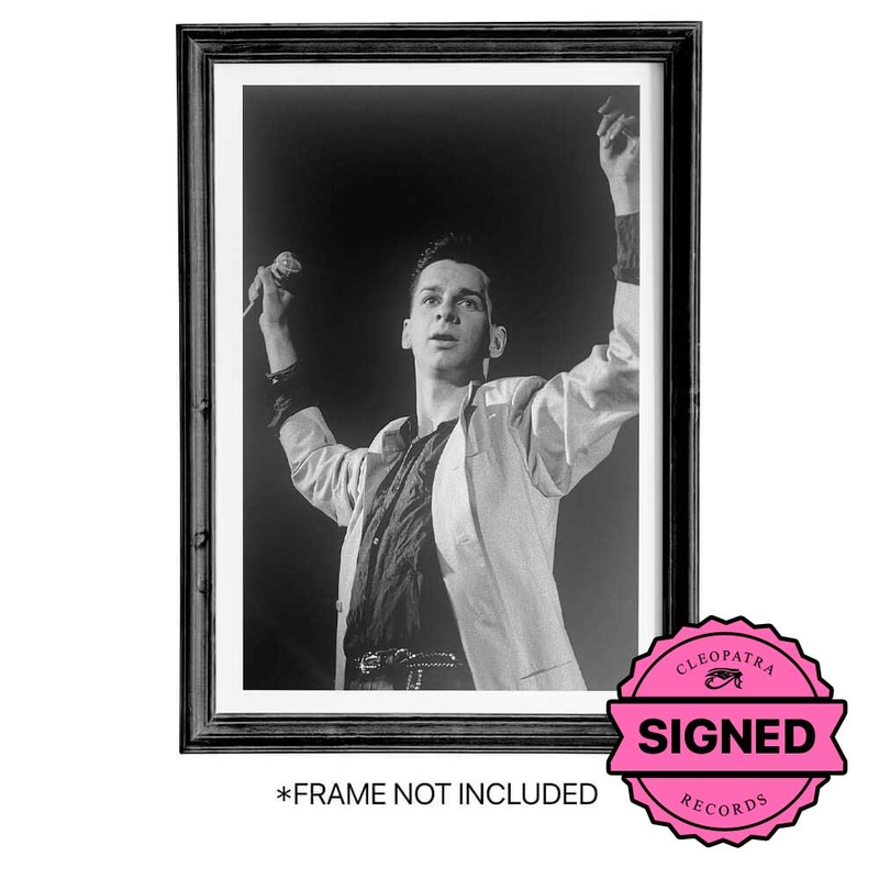 Dave Gahan – Depeche Mode (16″ x 20″ 1986 B&W Photo Signed & Hand Numbered by Barry Plummer)