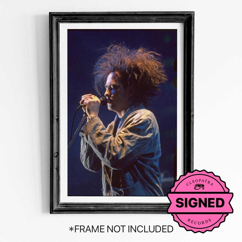 Robert Smith – The Cure (16″ x 20″ 1986 Photo Signed & Hand Numbered by Barry Plummer)