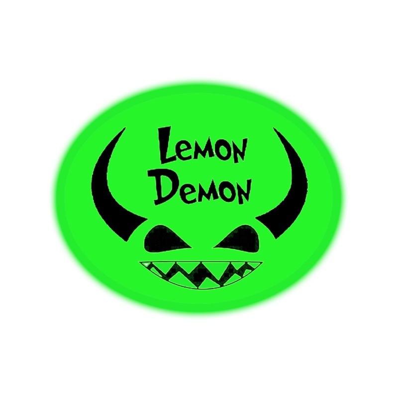 Lemon Demon Glow in the Dark Sticker