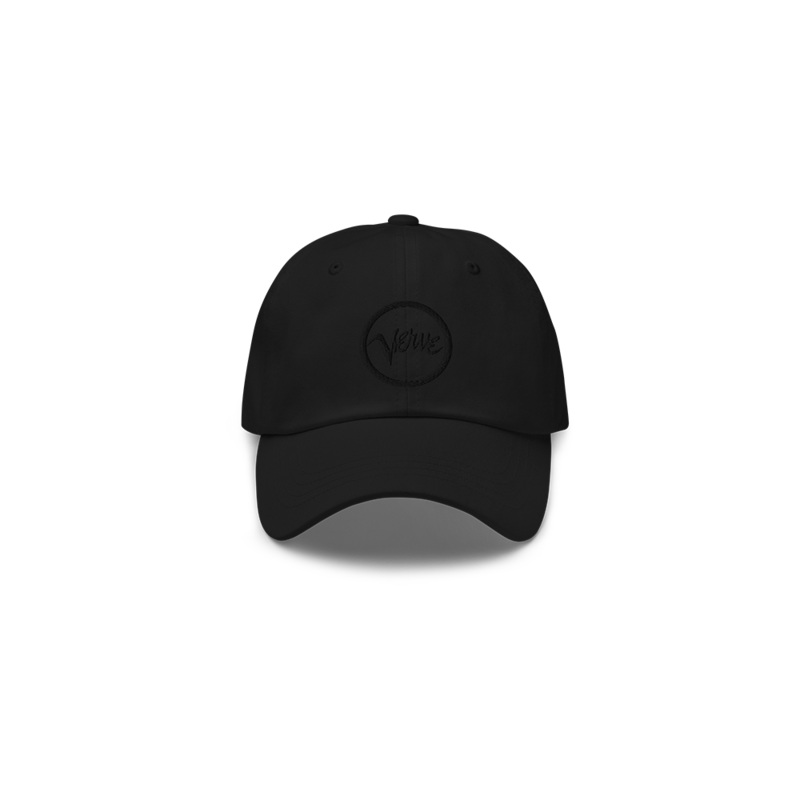 Verve Black on Black Classic Logo Dad Hat