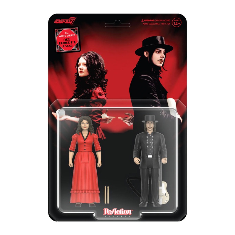 White Stripes 2-Pack (Get Behind Me Satan) Figure Set – Super7