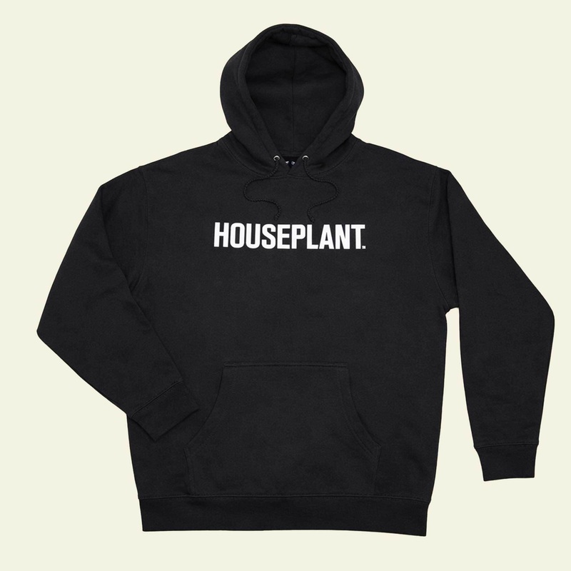 Houseplant Hoodie in Black