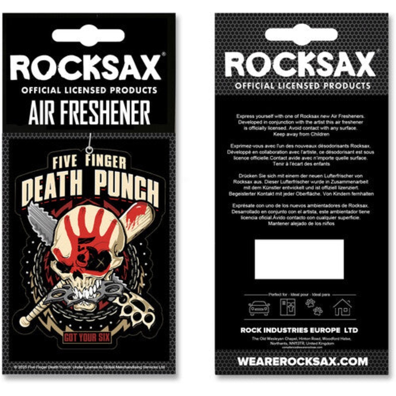 Five Finger Death Punch | Rocksax – Five Finger Death Punch – Got Your Six Logo – Air Freshener | Air Freshener
