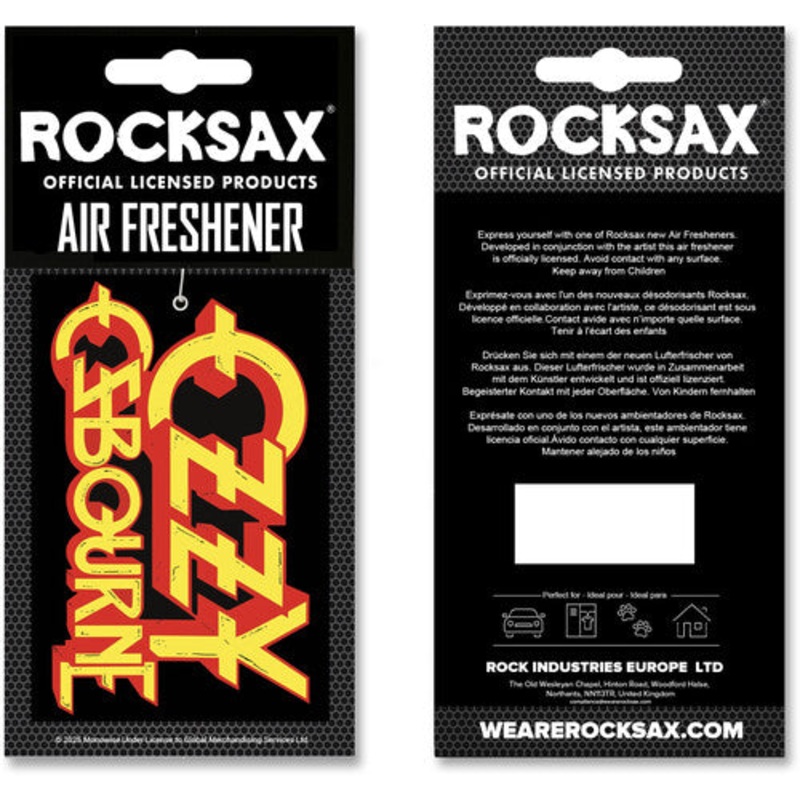 Ozzy Osbourne – Rocksax – Ozzy Osbourne – Ozzy Osbourne Logo – Air Freshener | Air Freshener
