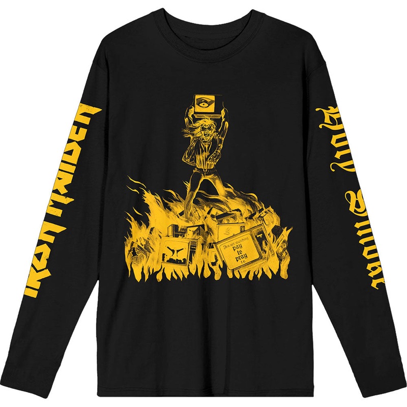 Iron Maiden – Holy Smoke Isolated Yellow | Black