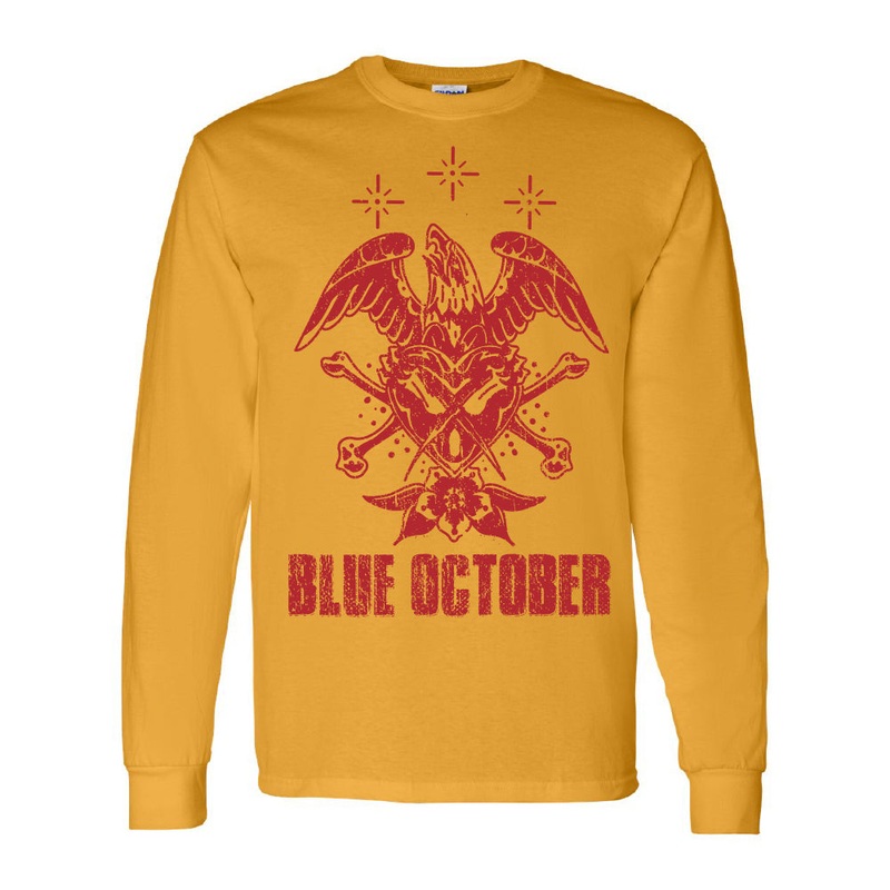 Blue October – Heart X Eagle Long Sleeve Tee
