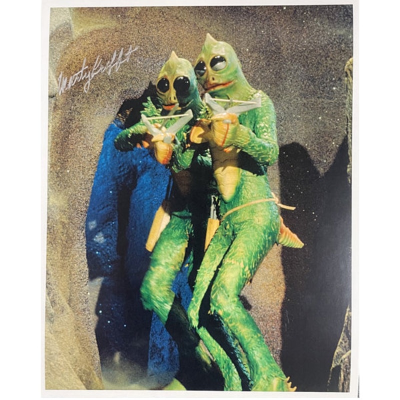 Marty Krofft – Hand-signed Land of the Lost Sleestak Color Photo