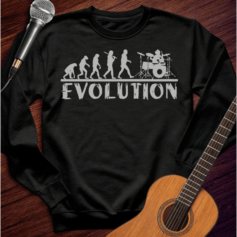 Drummer Evolution Longsleeve Black