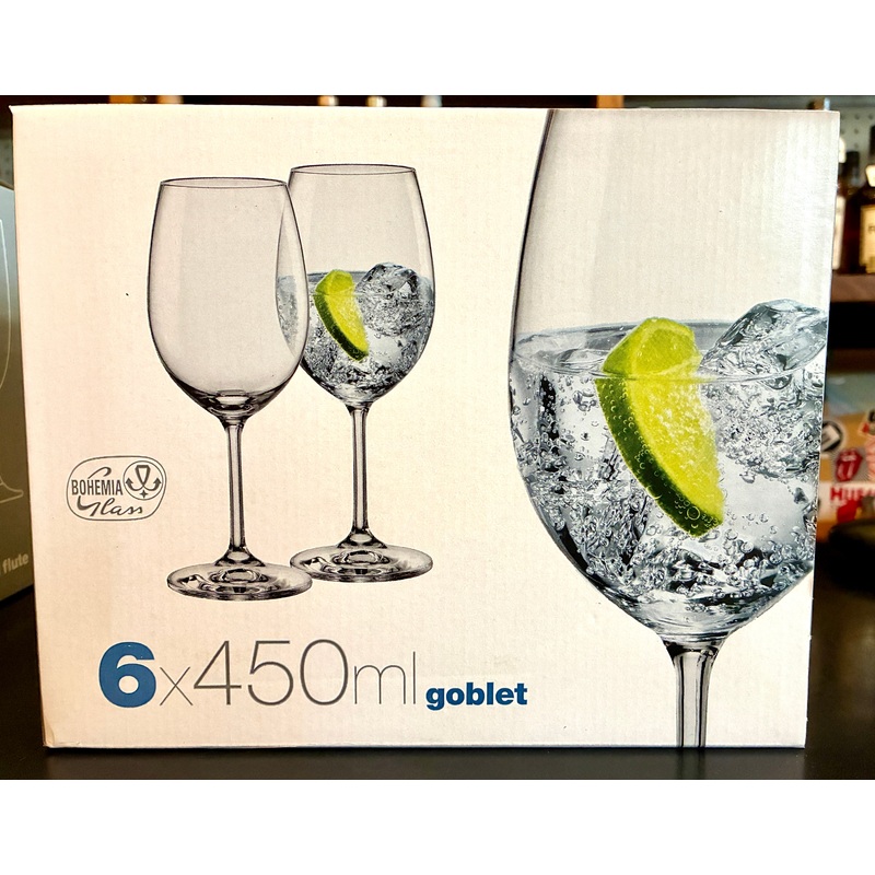 Lara 450ml Wine Goblet Glass 6-Pack