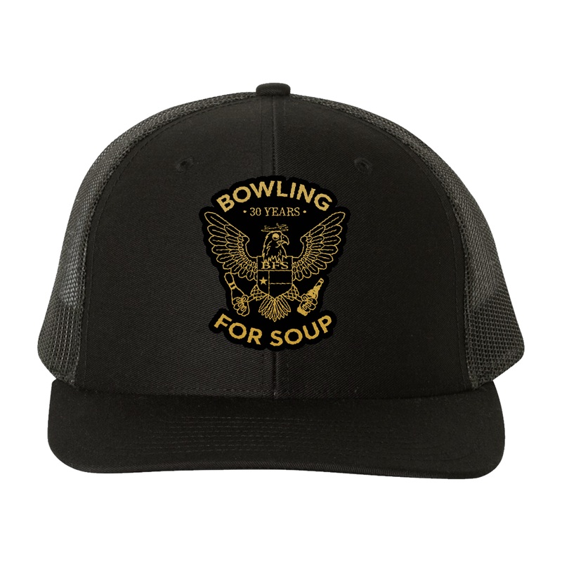 Bowling For Soup – Black 30 Years Eagle Trucker Hat