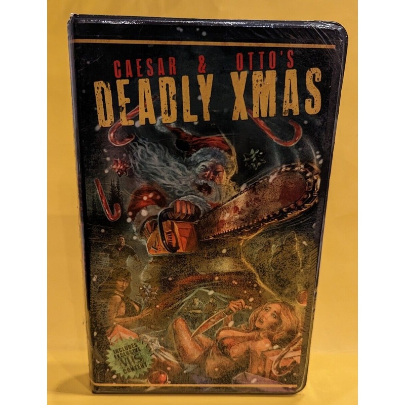 Rare Sealed New VHS Caesar & Otto’s Deadly Xmas 2014 Wild Eye Clamshell