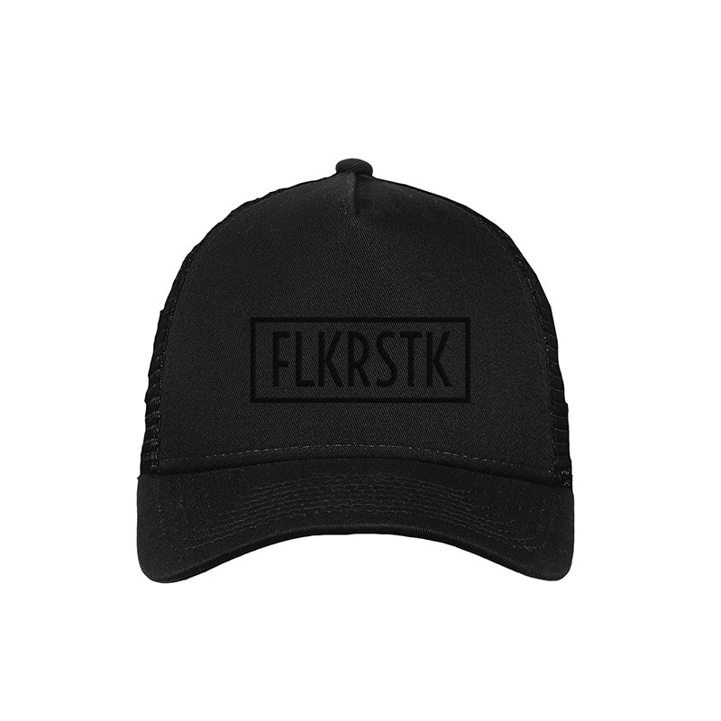 Flickerstick – FLKRSTK Black Trucker Hat