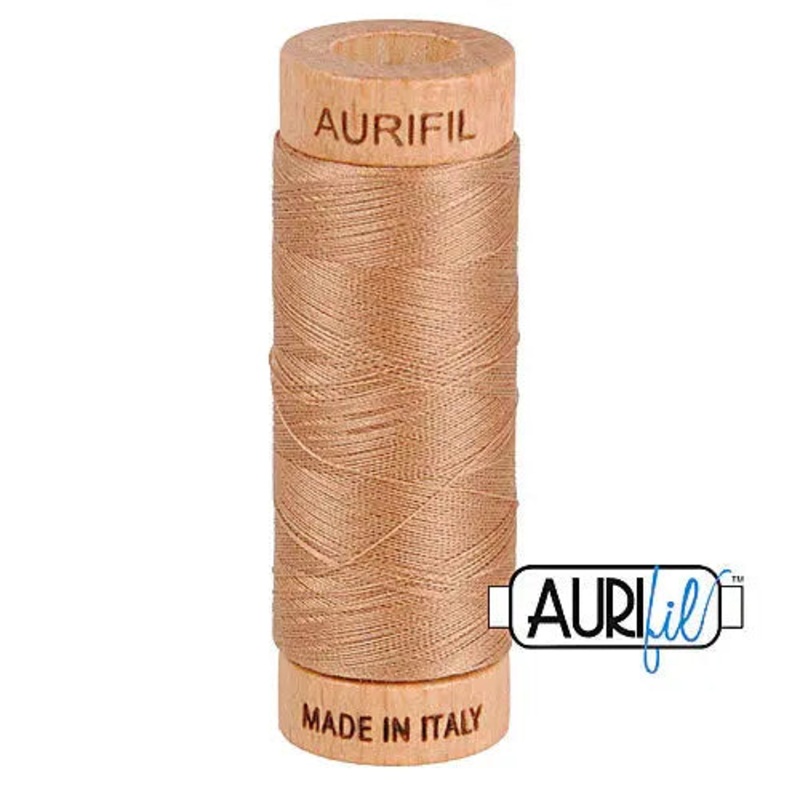 2340 Cafe’ au Lait Aurifil Cotton 80wt Spool