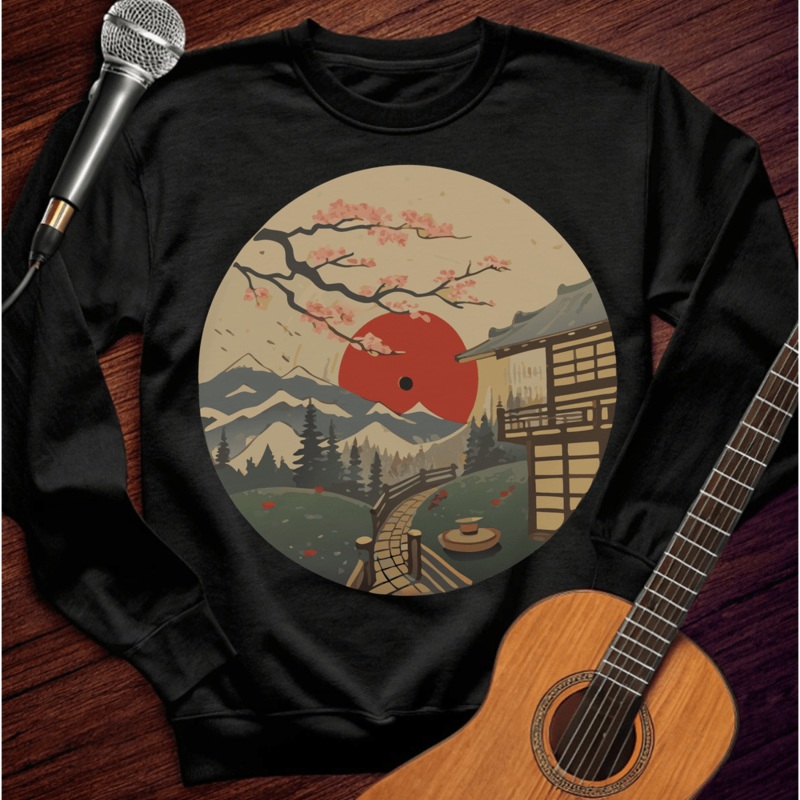 Japan Garden Longsleeve Black