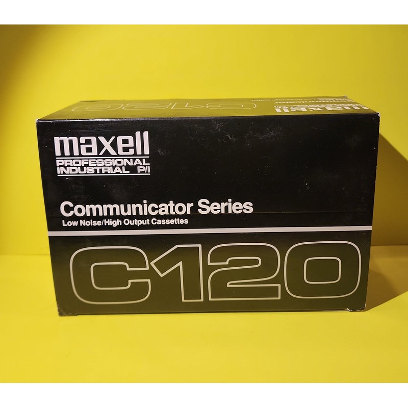 New Maxell Professional Industrial C120 P/1 Communicator Series Sealed Case of 10x Blank Media