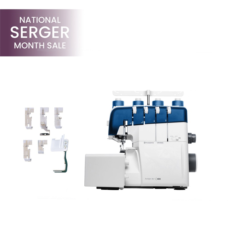 HUSQVARNA VIKING AMBER Air S | 400 Overlock Machine