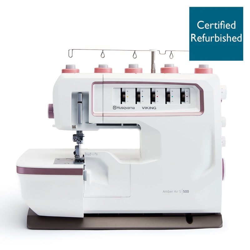 HUSQVARNA VIKING  Refurbished AMBER Air S | 500 Coverlock Machine