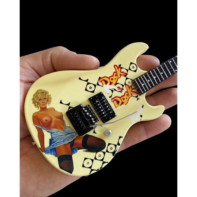 Jerry Cantrell Vintage Blue Dress G&L Rampage Handmade Mini Guitar Model
