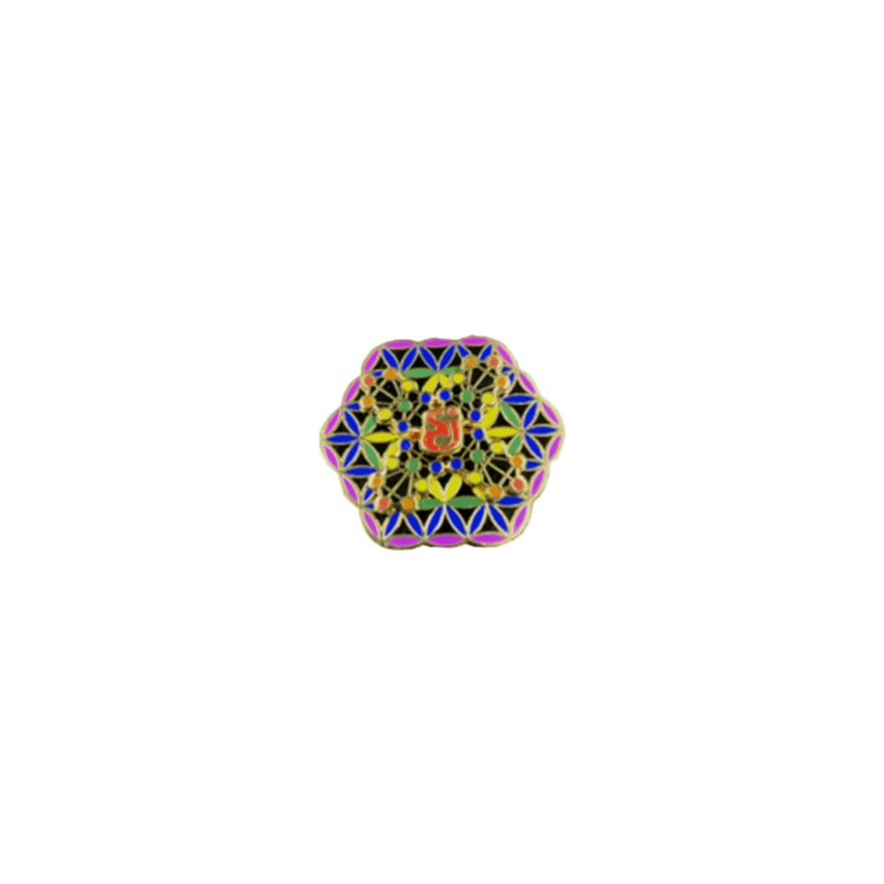 Purple Spinner Pin