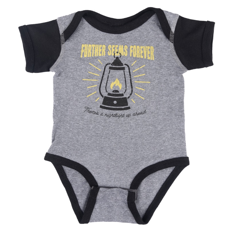 FURTHER SEEMS FOREVER ONESIE