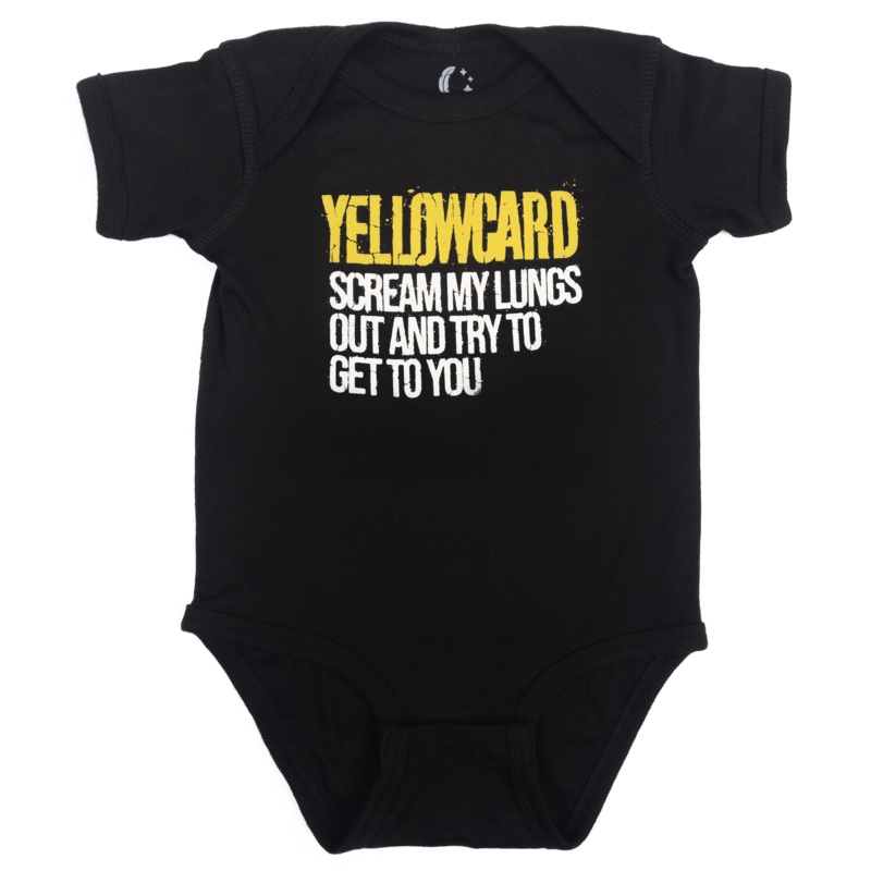 YELLOWCARD “SCREAM” ONESIE