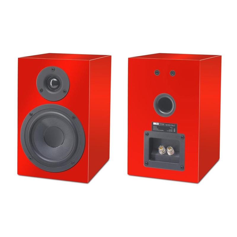 Pro-Ject – Speaker Box 5 (Pair) Gloss Red