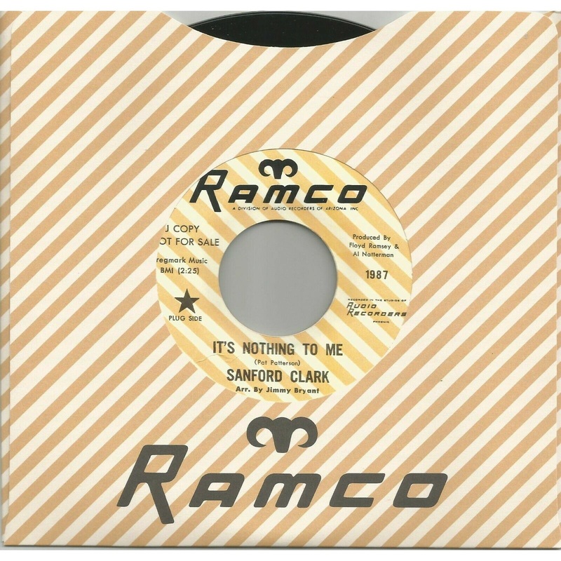 Sanford Clark – It’s Nothing To Me / The Fool – Ramco 45 RPM 7″