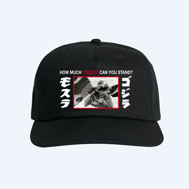 Mothra Terror Black 5 Panel Hat
