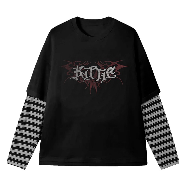 Kittie Raven’ Double Layer L/S Tee