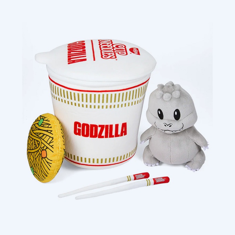 Nissin x Godzilla Interactive Phunny Plush – Godzilla in Cup Noodles